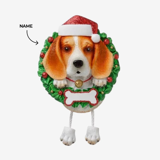 Beagle Christmas Ornament