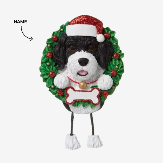 Portuguese Water Dog Christmas Ornament