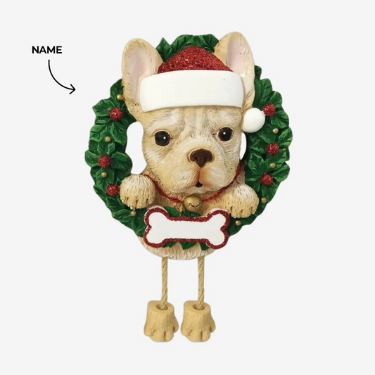 French Bulldog Christmas Ornament