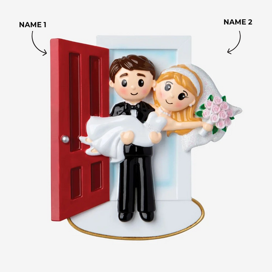 Wedding Couple Threshold Ornament