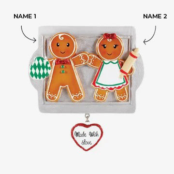 Made W/Love Couple Christmas Ornament