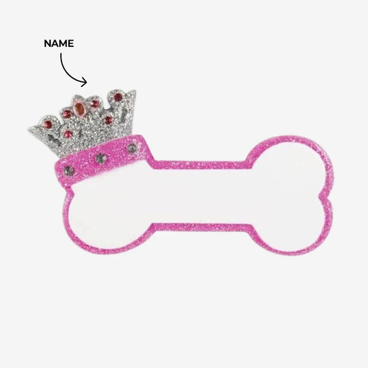 Princess Dog Bone Ornament