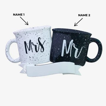 Mr & Mrs Mugs Assortment Ornaments