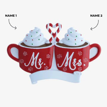 Mr. & Mrs. Hot Cocoa Ornament