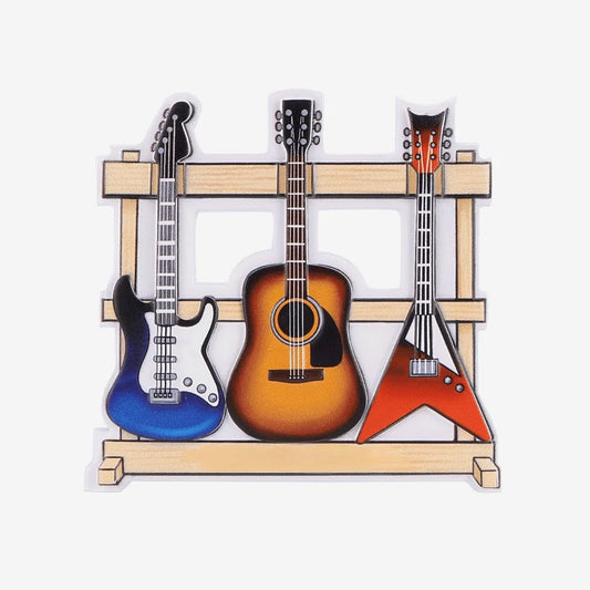 Guitars & Stand Ornament