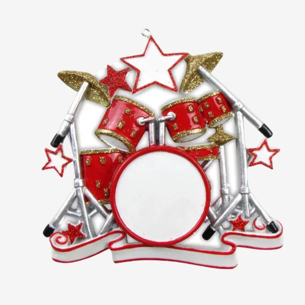 Drum Set Christmas Ornament