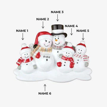 We’re Expecting with 3 Child Personalized Christmas Ornament