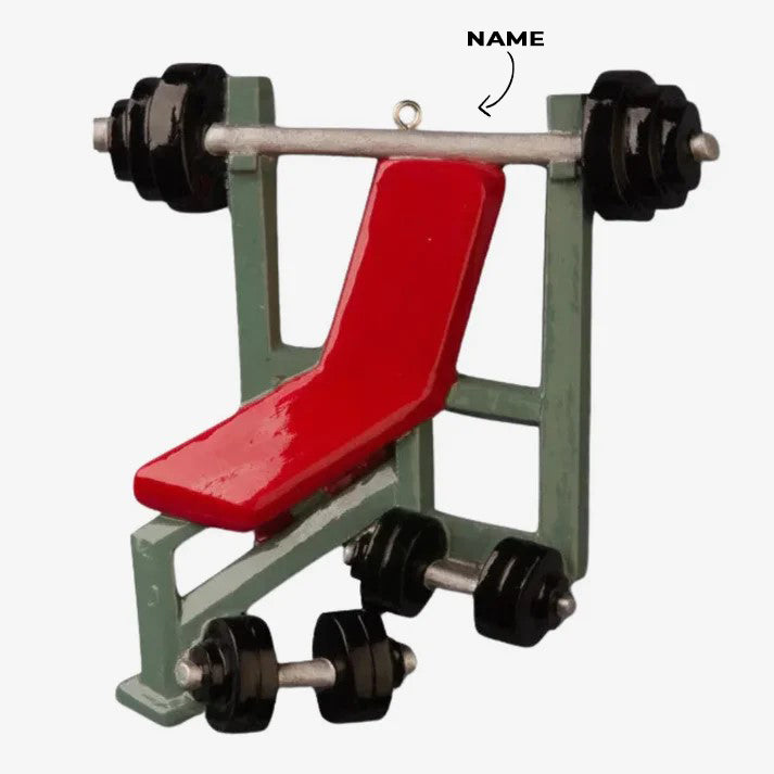 Weight Lifter Ornament