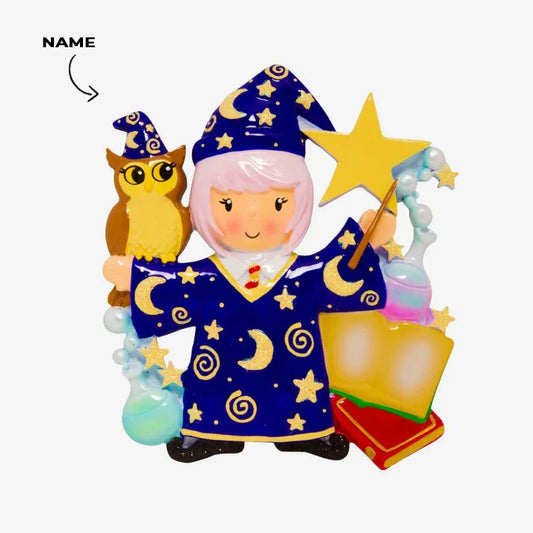 Wizard Girl Ornament